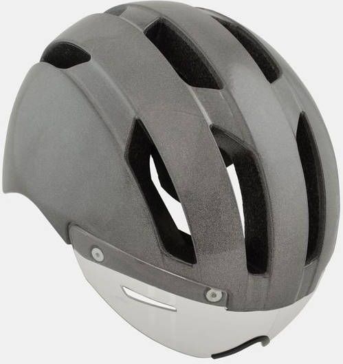 AGU Fietshelm Urban Pedelec Hivis L/XL 58 61 Zwart