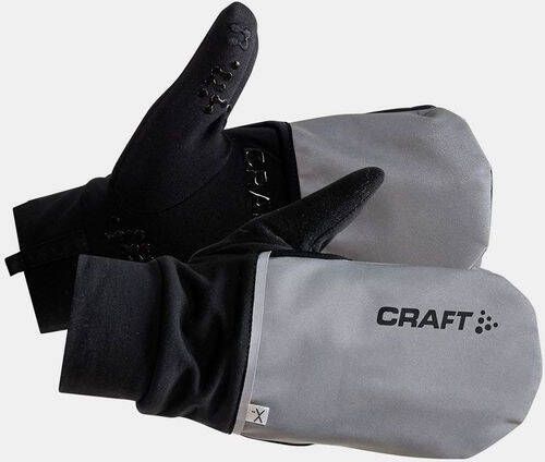 Craft Handschoen Hybrid Weather Glove Zilver/Zwart