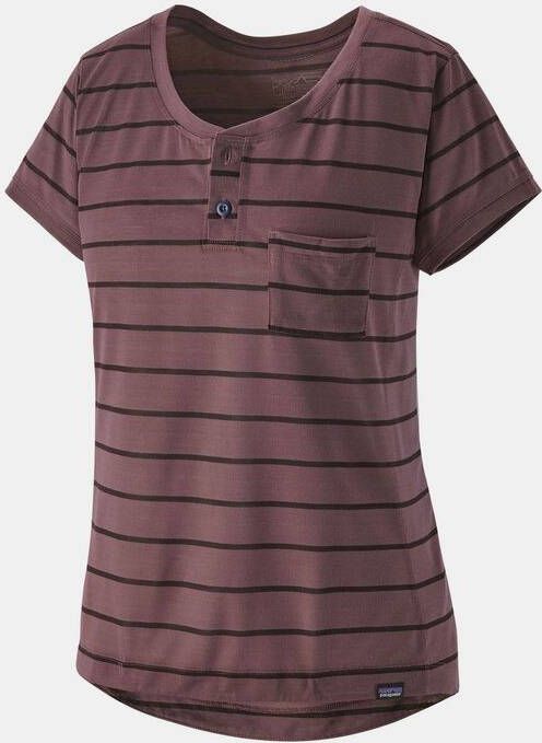 Patagonia Shirt SS W'S Cap Cool Trail Bike Henley Bruin