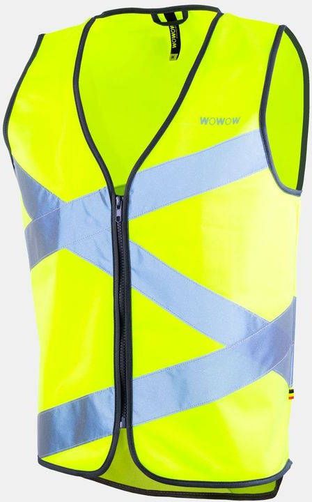 Wowow Crossroad Jacket Yellow Reflecterend Hesje Geel