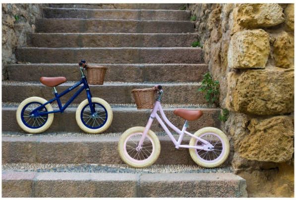 Banwood Loopfiets First go lichtroze