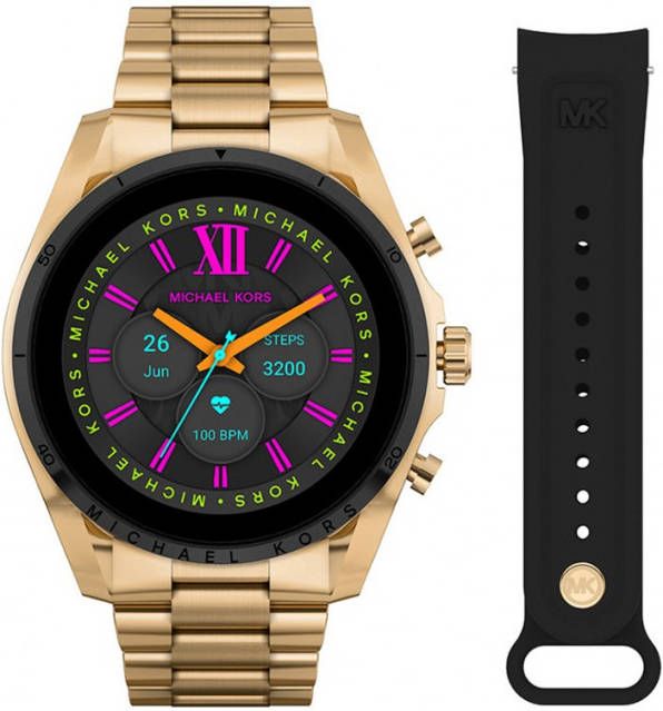 Michael Kors Gen 6 Bradshaw Display Smartwatch MKT5138 goudkleurig