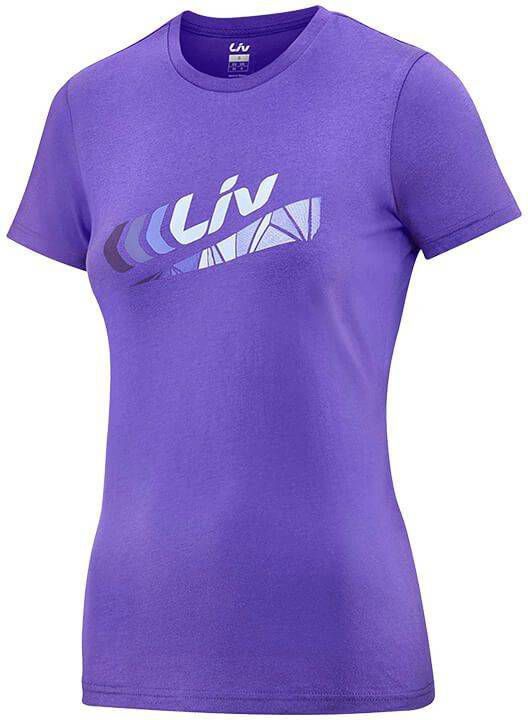Liv Dames T-shirt Brand, Maat L, MTB shirt, Mountainbike kleding