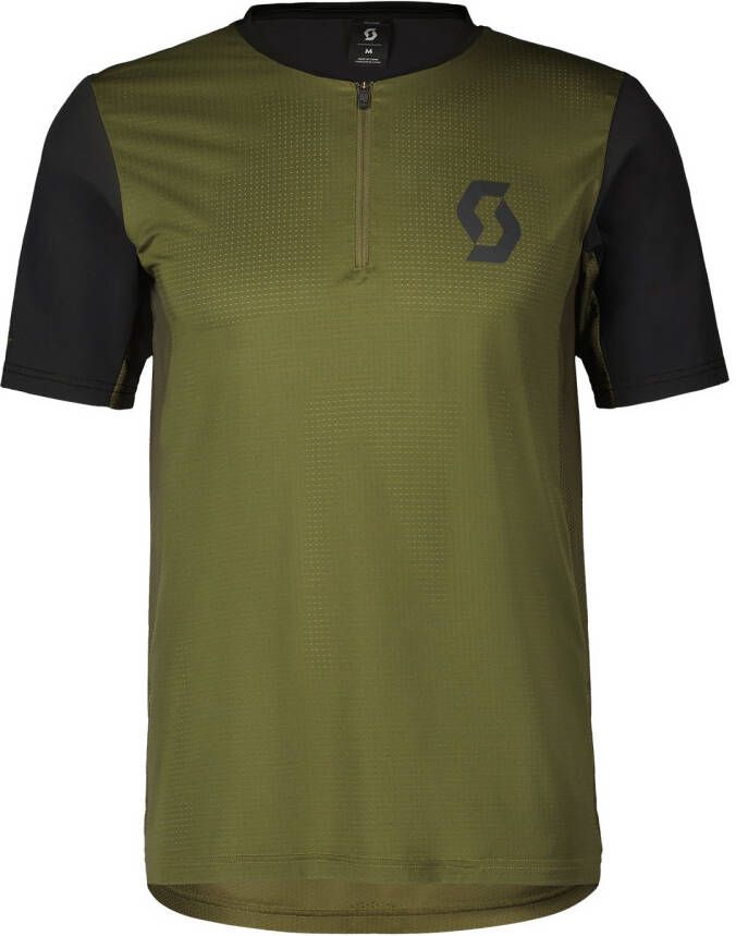 Scott Fietsshirt Trail Vertic Zip bikeshirt, voor heren,, Fietsshirt, Wie