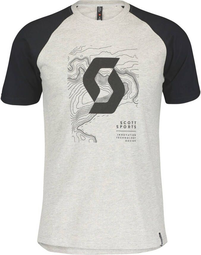 Scott T Shirt Icon Raglan t shirt, voor heren,, MTB shirt, Mountainbike k