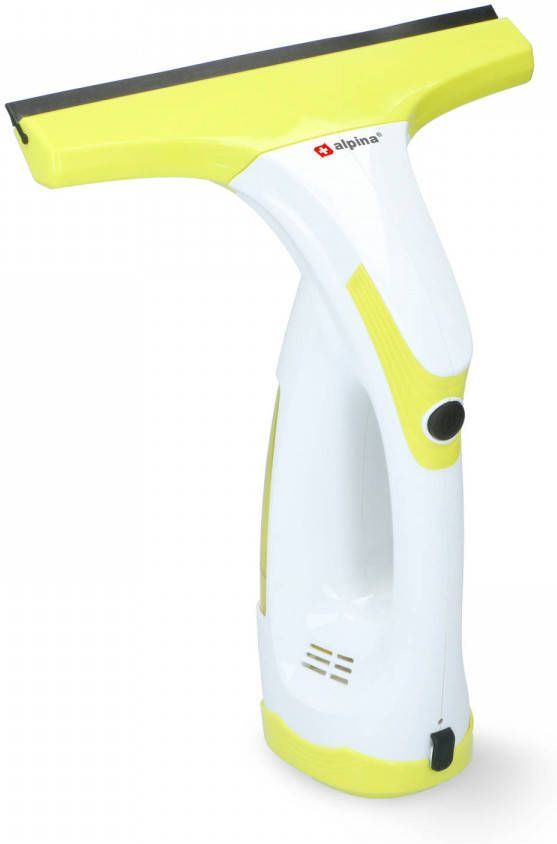 alpina Elektrische Ramenwasser Oplaadbare Raamtrekker Batterijduur 30 Minuten 70ml Waterreservoir Wit/geel