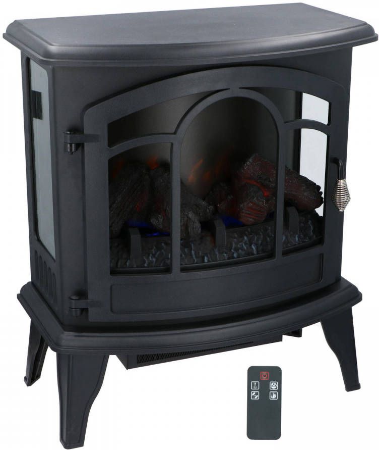 alpina Elektrische Sfeerhaard Vicenza Met 3d Vuureffect Afstandsbediening Timer Anti oververhitting