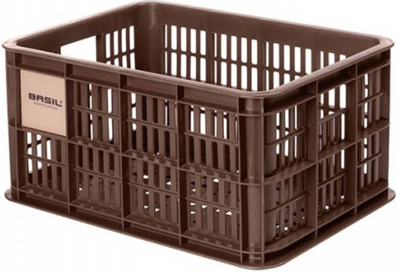 Basil gerecyclede fietskrat crate17, 5 liter Bruin
