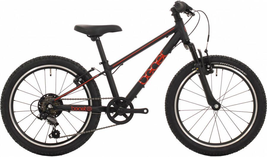 Bike Fun Jongensfiets The Beast 20 Inch 26 Cm Jongens 6v V brakes Zwart/rood