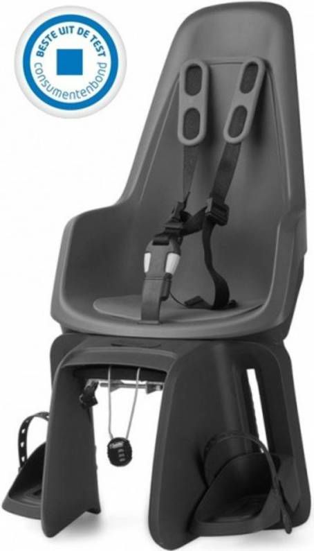 Bobike Maxi One Urban Grey Elektrische fiets bevestiging Achterstoeltje