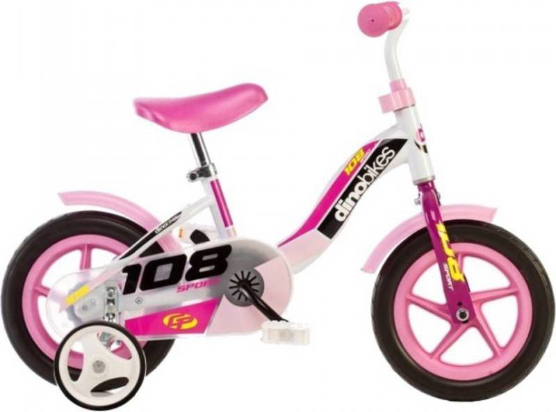 Dino 108l girl 10 Inch 17 Cm Meisjes Doortrapper Wit