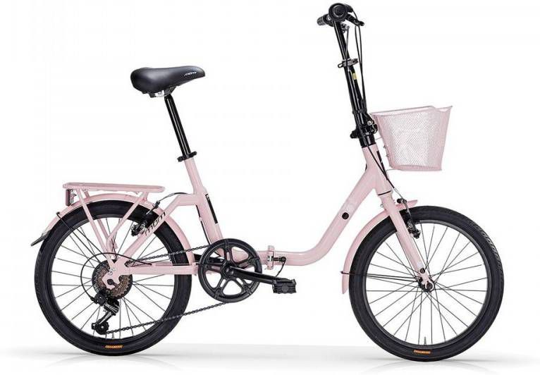 MBM Vouwfiets Kangaroo 20 Inch 35 Cm Unisex 6v V brakes Roze
