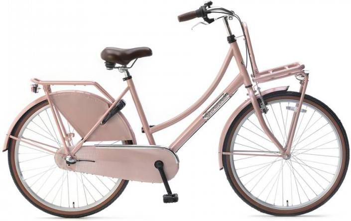 Popal Meisjesfiets Daily Dutch Basic+ 26 Inch 46 Cm Meisjes 3v Terugtraprem Zalmroze