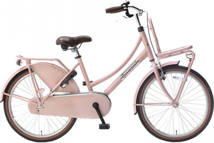 Popal Meisjesfiets Daily Dutch Basic 22 Inch 36 Cm Meisjes Terugtraprem Zalmroze