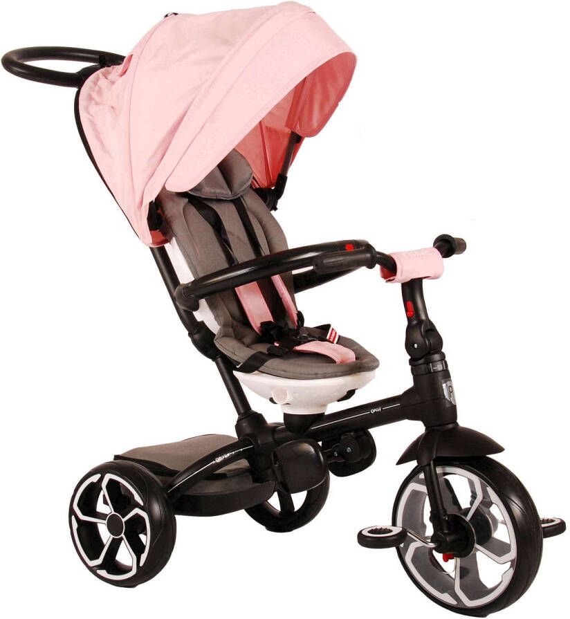 Qplay Driewieler Kind Prime 4 In 1 Meisjes Roze/zwart
