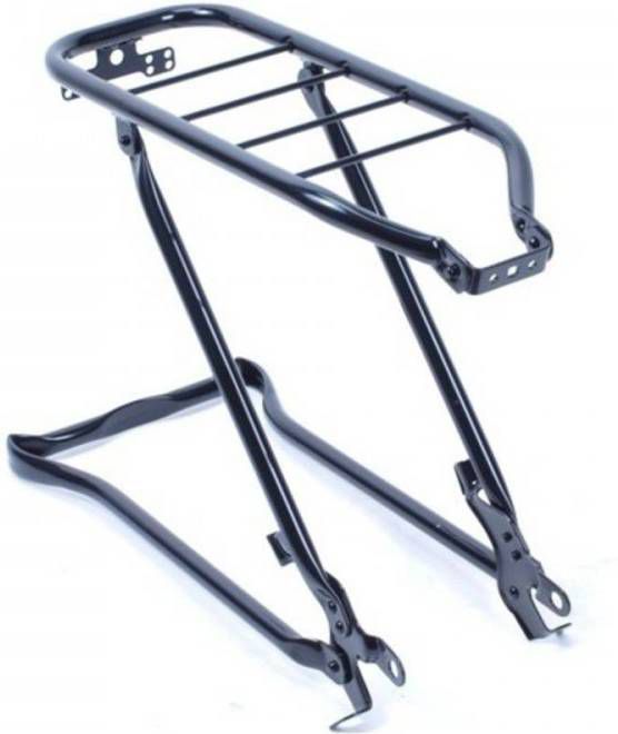 TOM Bagagedrager Met Klapstandaard Omafiets 28&apos, &apos, 50 Cm Zwart