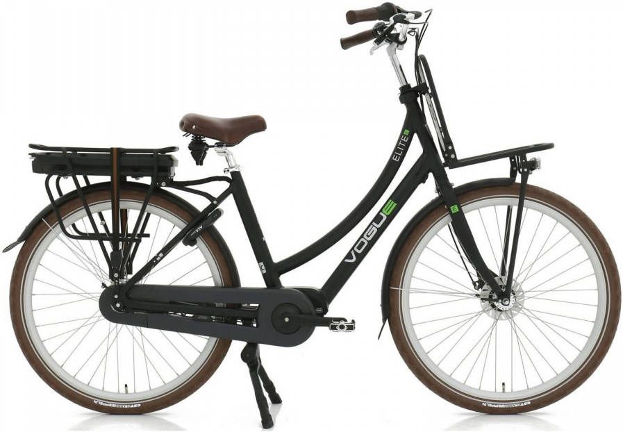 Vogue Elektrische Stadsfiets Elite 28 Inch 49 Cm Dames 7v Rollerbrake Zwart