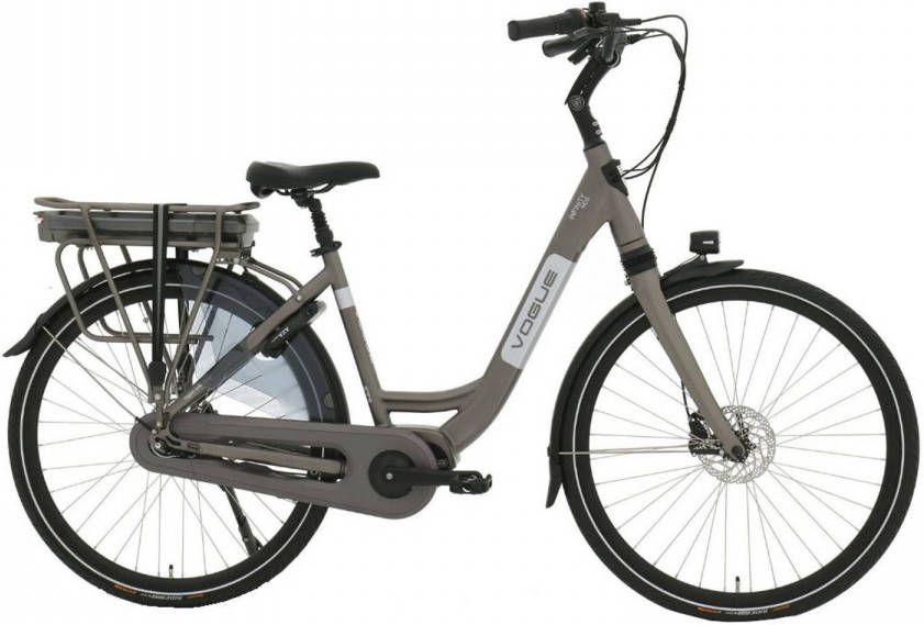 Vogue Elektrische Stadsfiets Infinity Mds N8 28 Inch 53 Cm Dames 8v Hydraulische Schijfrem Matgrijs
