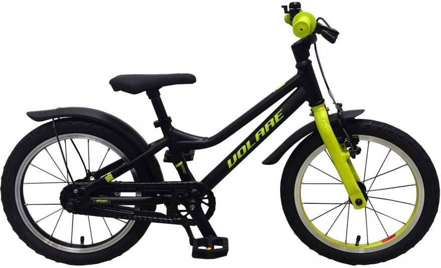 Volare Jongensfiets Blaster 16 Inch 25, 4 Cm Jongens Terugtraprem Zwart/groen