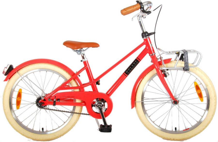 Volare Meisjesfiets Melody 20 Inch 31, 75 Cm Meisjes Terugtraprem Rood