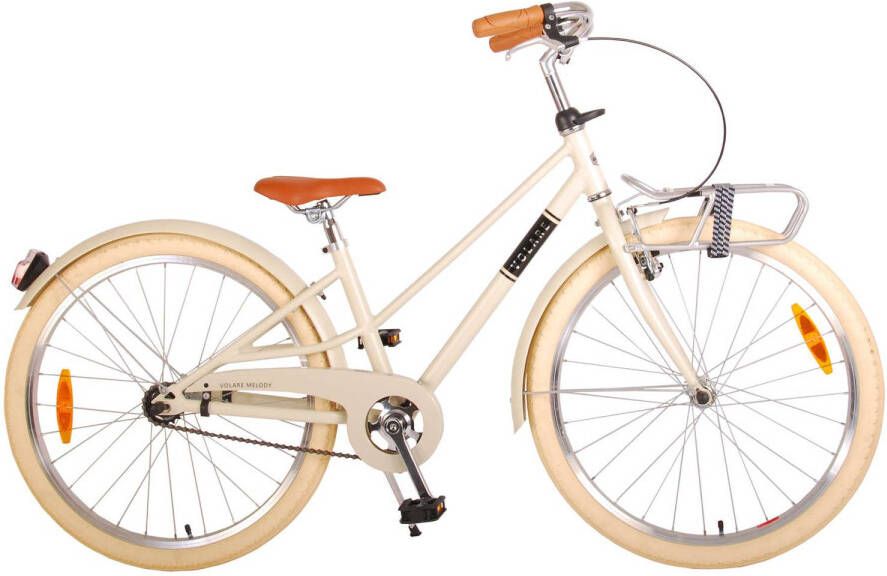Volare Meisjesfiets Melody 24 Inch 37 Cm Meisjes Terugtraprem Beige