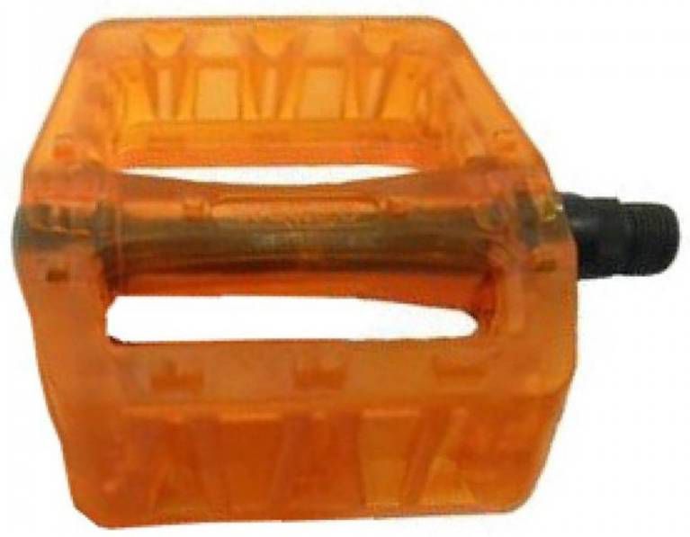 VWP Platformpedaal Bmx Clear 9/16 Inch Oranje Per Set