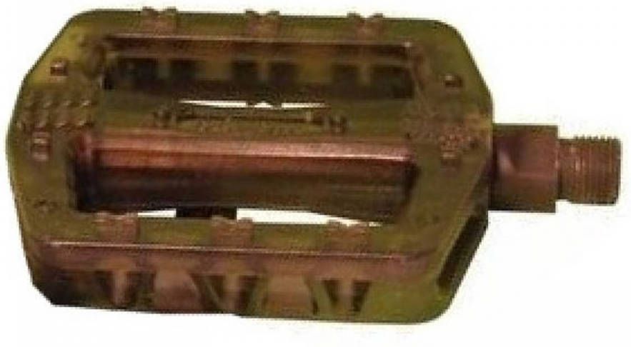 VWP Platformpedaal Bmx Clear 9/16 Inch Zwart Per Set