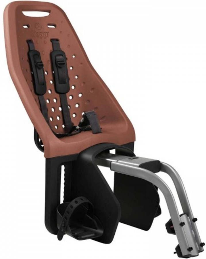 Yepp Fietszitje Achter Maxi Bruin Framebuisbevestiging