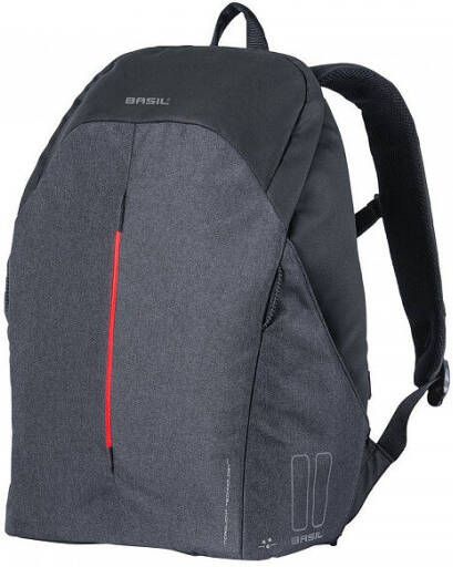 Basil fietsrugzak b safe backpack nordlicht 18 liter Zwart