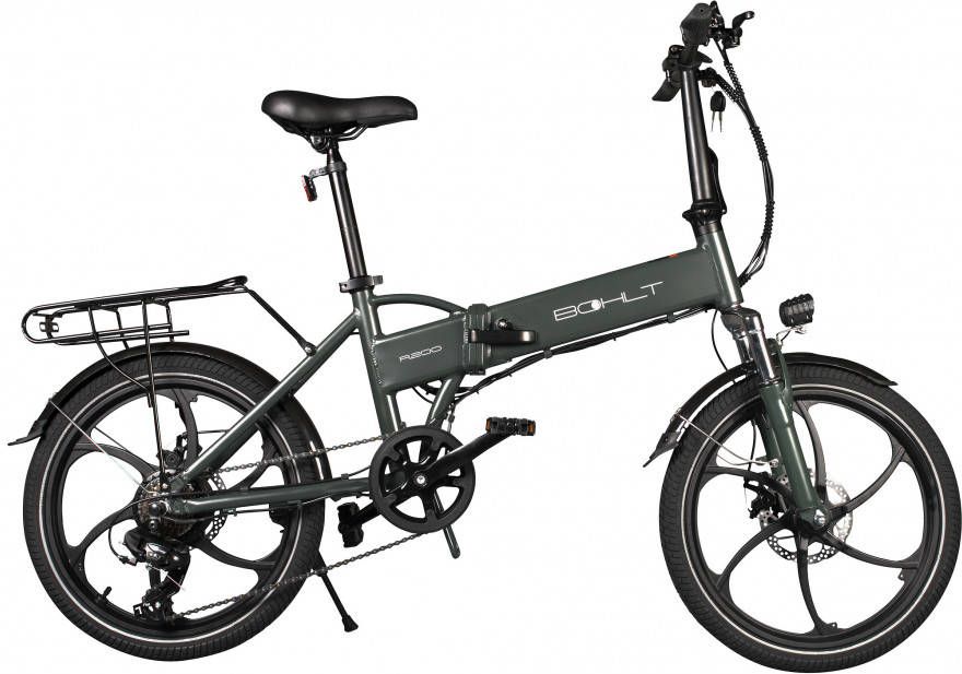 Bohlt R200AG elektrische vouwfiets 20" zwart Groen