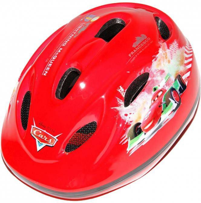 Disney Fietshelm kind Cars rood 51 55 Rood