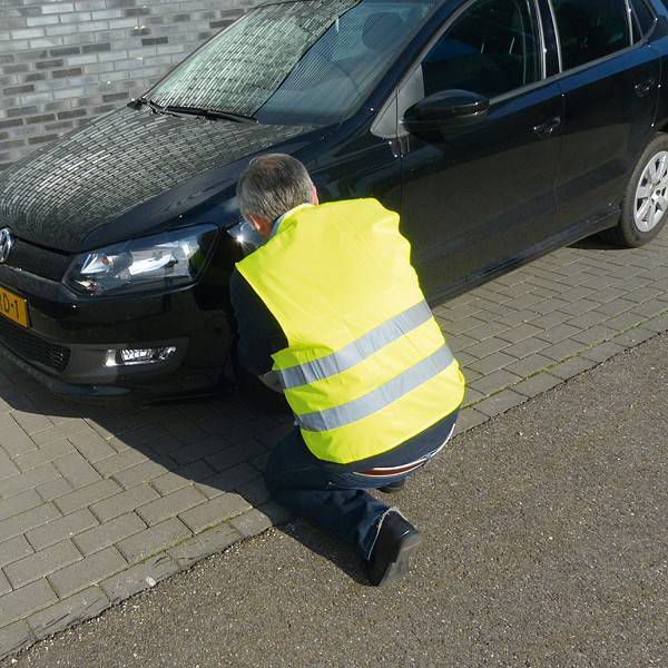 Dresco Veiligheidsvest Senior Textiel Reflectie Geel One size