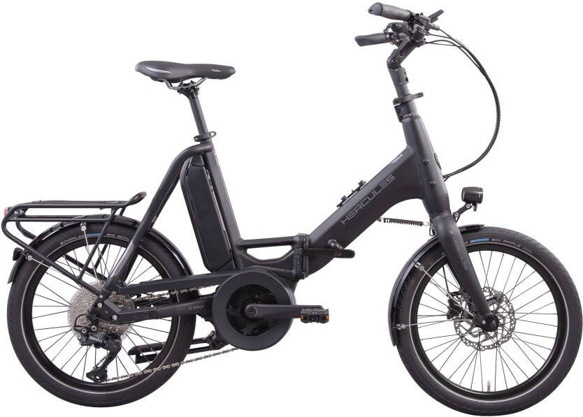 Hercules Elektrische vouwfiets Rob Fold 10 49 cm Mat Zwart 500 Wh Mat zwart