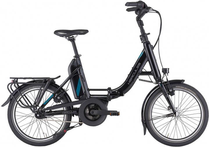 Hercules Elektrische vouwfiets Rob Fold R7 Uni Zwart 46 cm 400 Wh Zwart