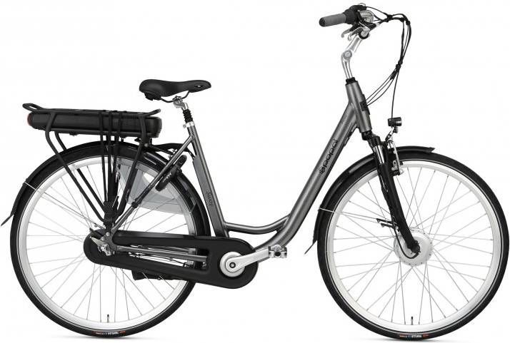 Popal Elektrische Fiets Sway Dames Iron Grijs 47cm 504 Watt Grijs