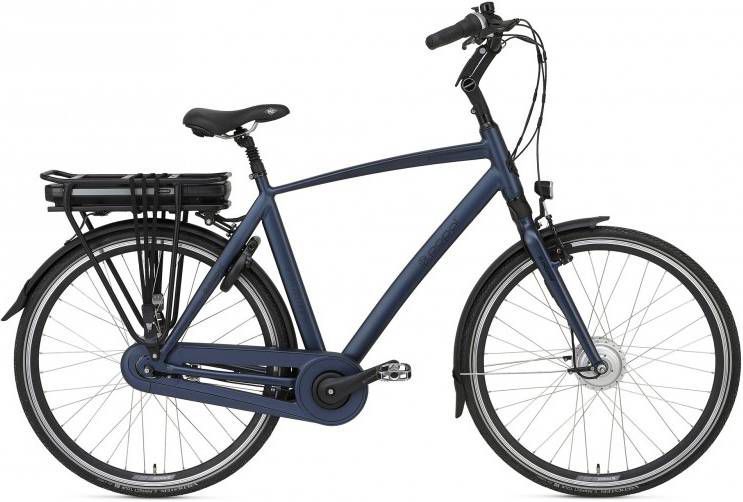 Popal Elektrische stadsfiets E volution Heren 50 cm Mat blauw 470 Wh Blauw