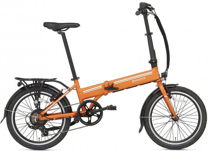 Popal Elektrische Vouwfiets E-folt 2.0 20 Inch 20 Cm Unisex 6v V-brakes Oranje