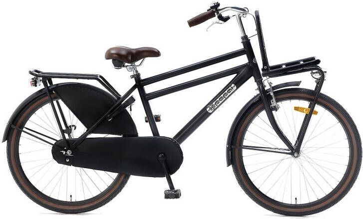 Popal Kinderfiets daily dutch 24 inch Mat zwart Mat zwart