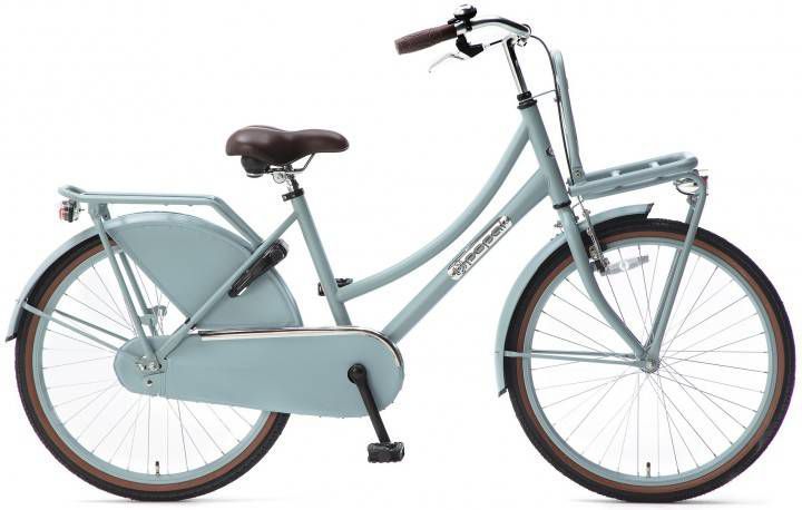 Popal Meisjesfiets Daily Dutch Basic 24 Inch 42 Cm Meisjes Terugtraprem Matblauw