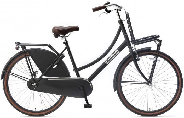 Popal Meisjesfiets Daily Dutch Basic 26 Inch 46 Cm Meisjes Terugtraprem Matzwart