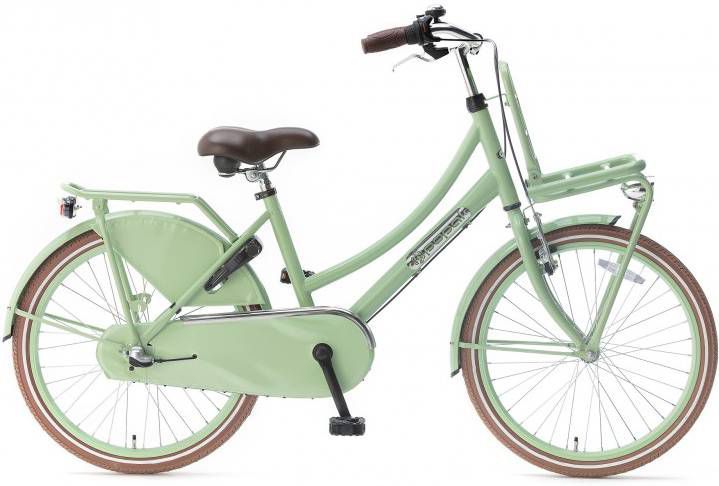 Popal Meisjesfiets Daily Dutch Basic+ 22 Inch 36 Cm Meisjes 3v Terugtraprem Groen