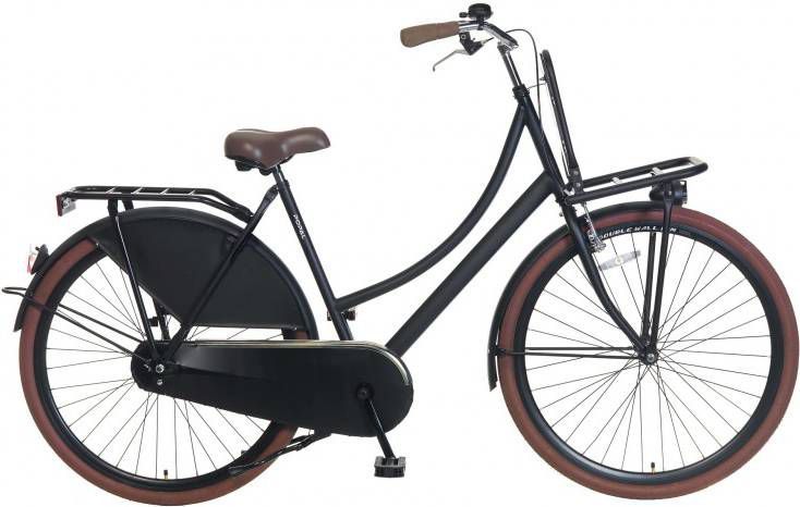 Popal Transportfiets Carrier 50 cm Mat zwart Mat zwart