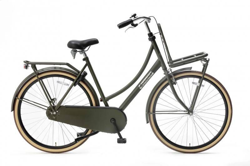 Popal Transportfiets Dames Daily Dutch Basic 28 Inch 50 Cm Dames Terugtraprem Legergroen