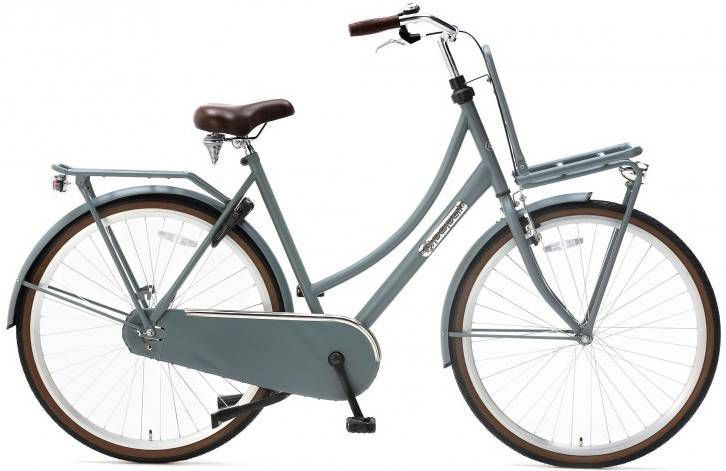 Popal Daily Dutch Basic 28 Inch 57 cm Dames Terugtraprem Turquoise