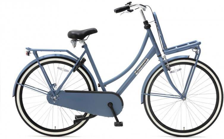 Popal Transportfiets Dames Daily Dutch Basic 28 Inch 50 Cm Dames Terugtraprem Blauw