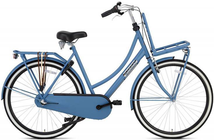 Popal Transportfiets Dames Daily Dutch Basic+ 28 Inch 50 Cm Dames 3v Terugtraprem Blauw