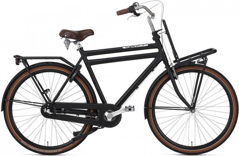 Popal Transportfiets daily dutch prestige Heren N3 50 cm Mat zwart Mat zwart