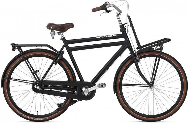 Popal Transportfiets daily dutch prestige Heren N3 57 cm Mat zwart Mat zwart