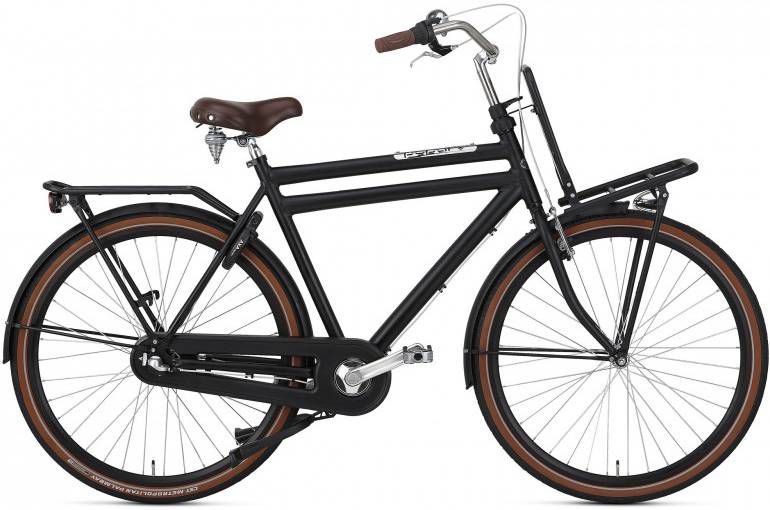 Popal Transportfiets daily dutch prestige Heren N3 61 cm Mat zwart Mat zwart