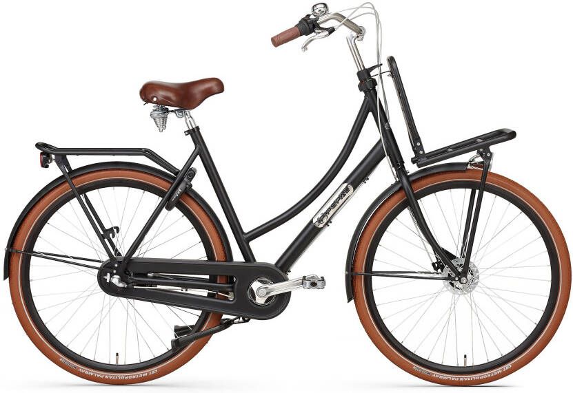 Popal Transportfiets Daily Dutch Prestige N3 VB RN dames 57 cm mat... Mat zwart